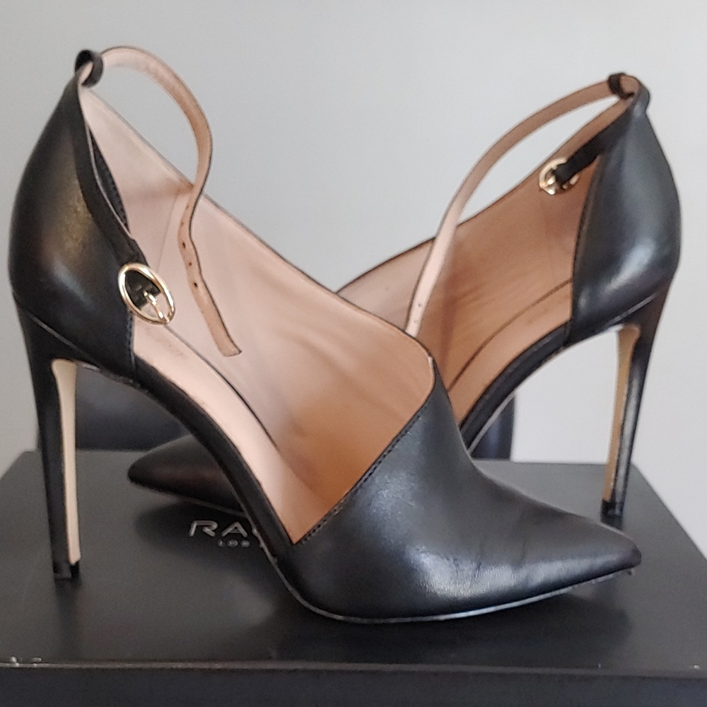 Rachel Zoe black Skylar heels 8.5